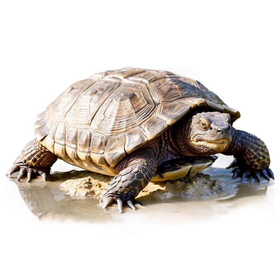 Snapping Turtle In Mud Png Mxx