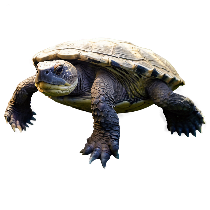 Snapping Turtle Swimming Underwater Png 13