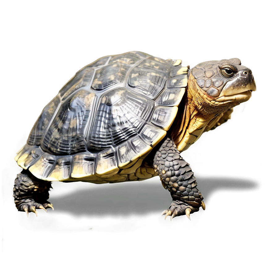 Snapping Turtle With Reflective Shell Png Lfo