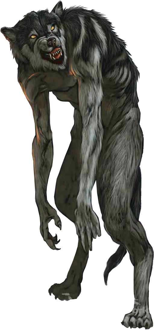 Snarling Werewolf Artwork