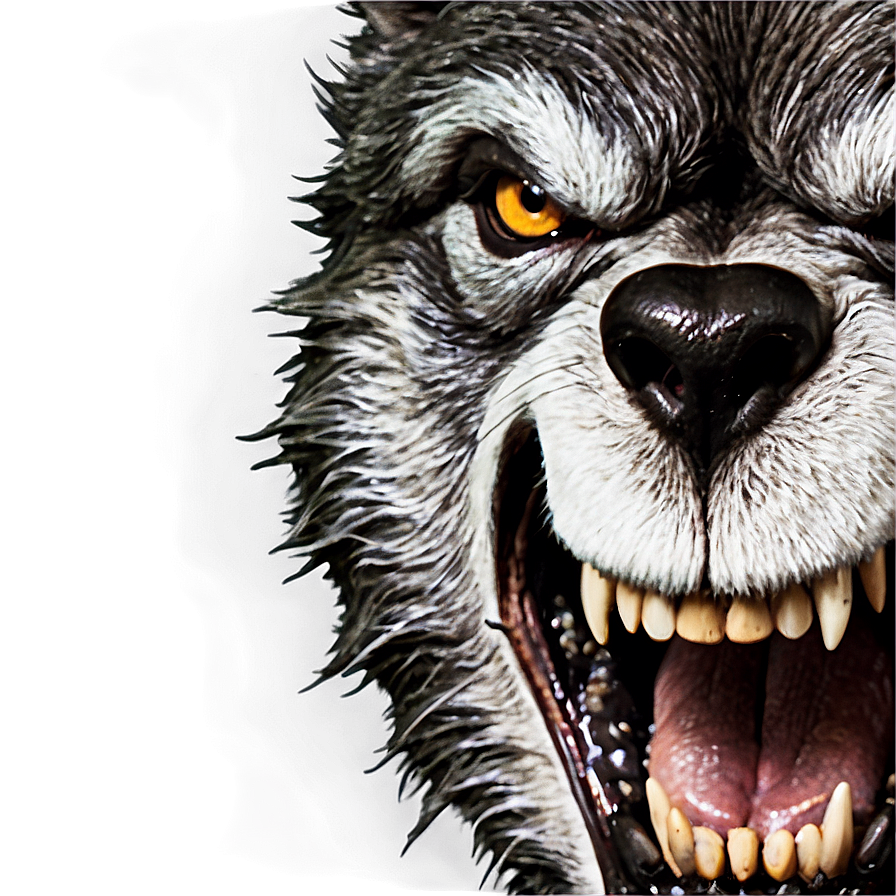 Snarling Werewolf Png 64