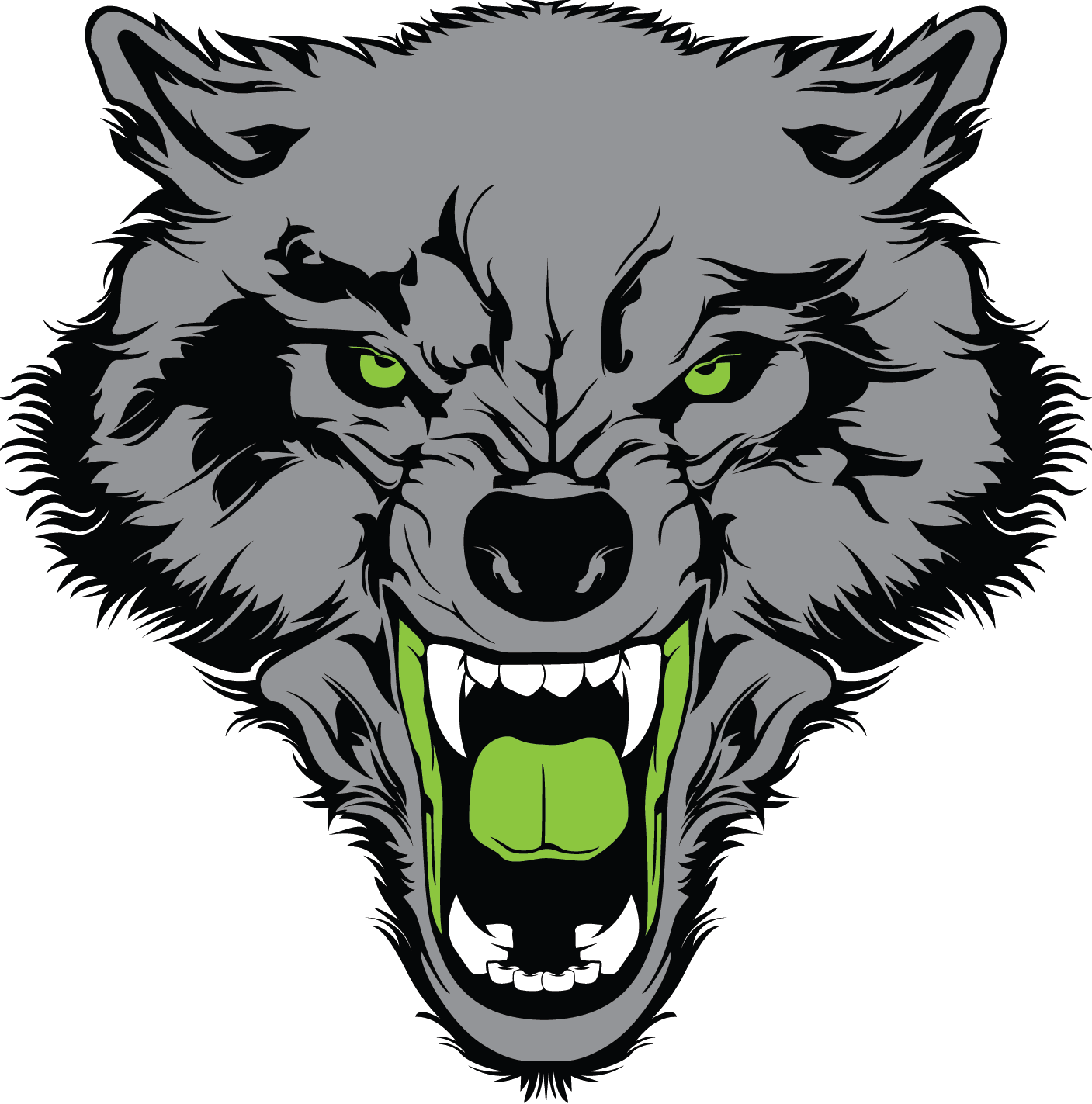 Snarling Werewolf Vector Art