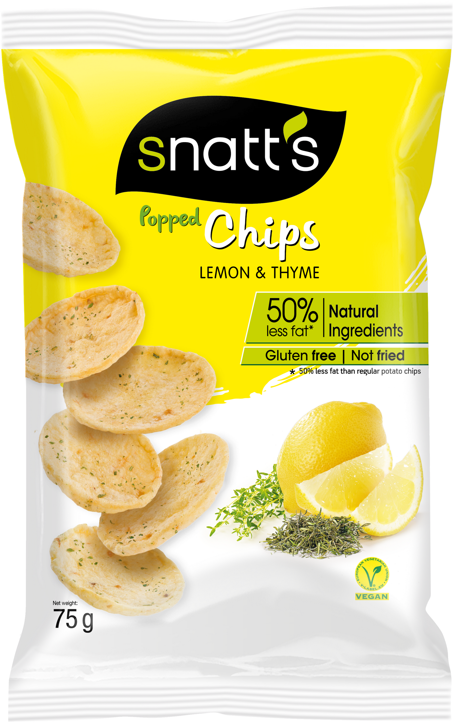 Popped Chips Lemon, HD Png Download PNG image with a transparent background, free high-resolution download
