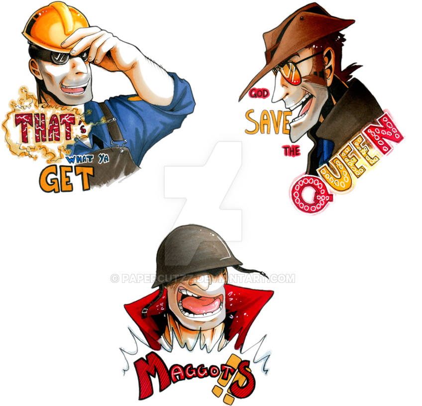 Sniper Clipart Solider - Tf2 Sniper And Engineer, HD Png Download PNG with transparent background