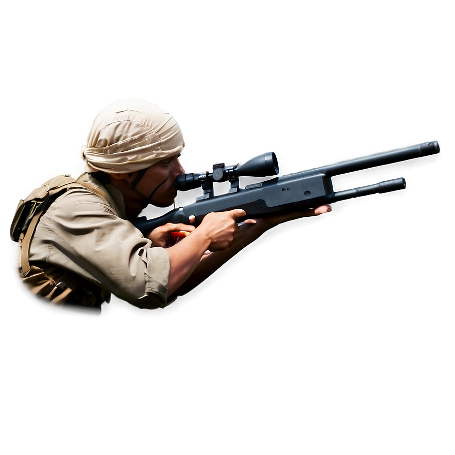 Sniper In Action Png Pjl