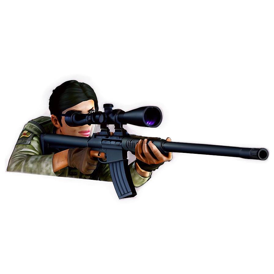 Sniper In Hideout Png 06112024