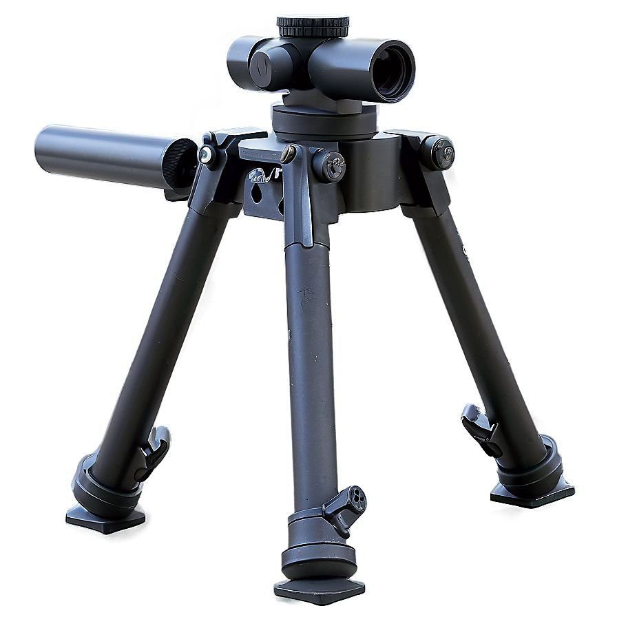 Sniper Rifle Bipod Stand Png 10