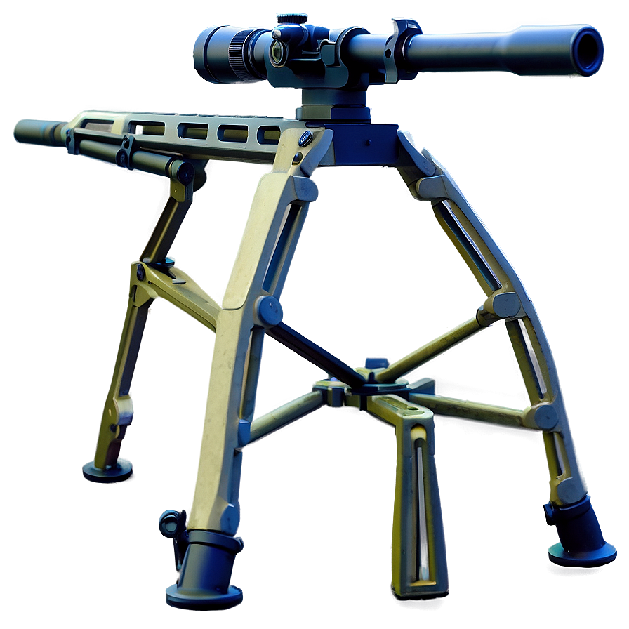 Sniper Rifle Bipod Stand Png Kjd40