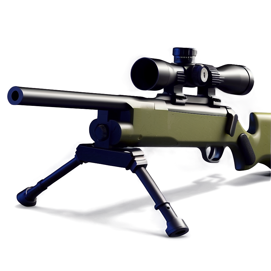 Sniper Rifle On Tripod Png Xbi