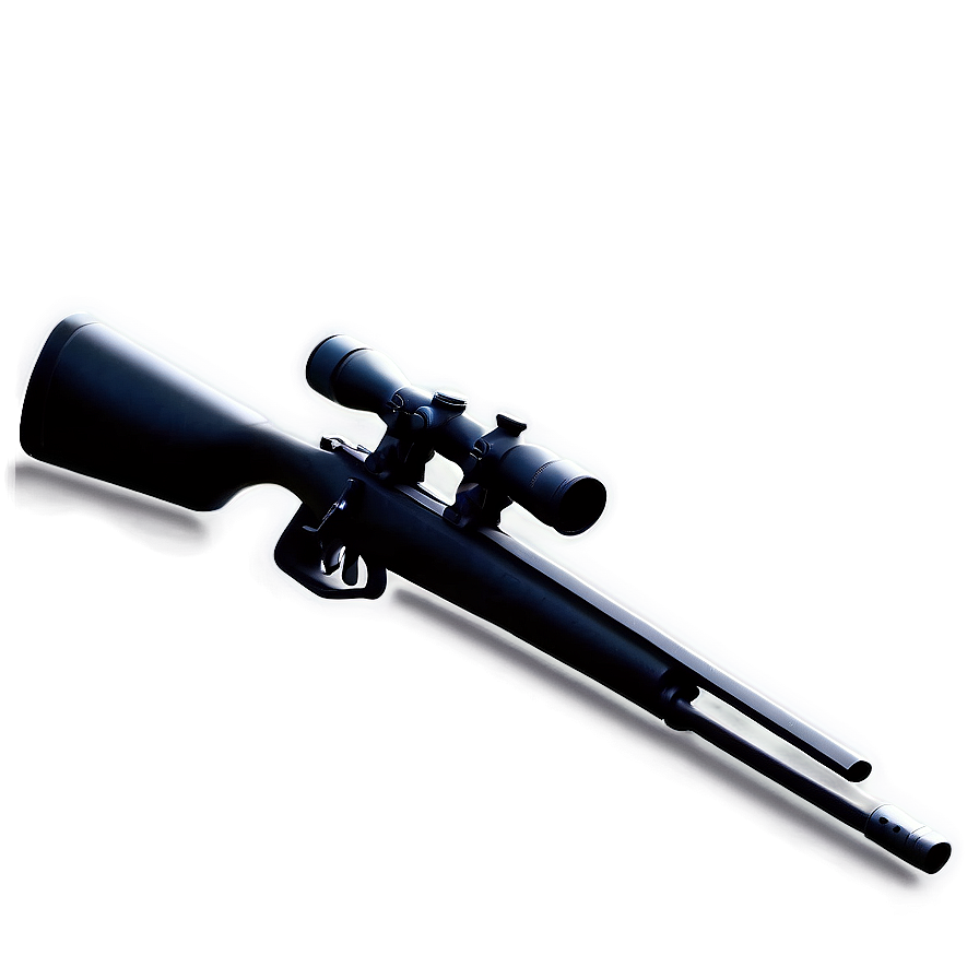 Sniper Silhouette PNG 06112024 PNG with transparent background