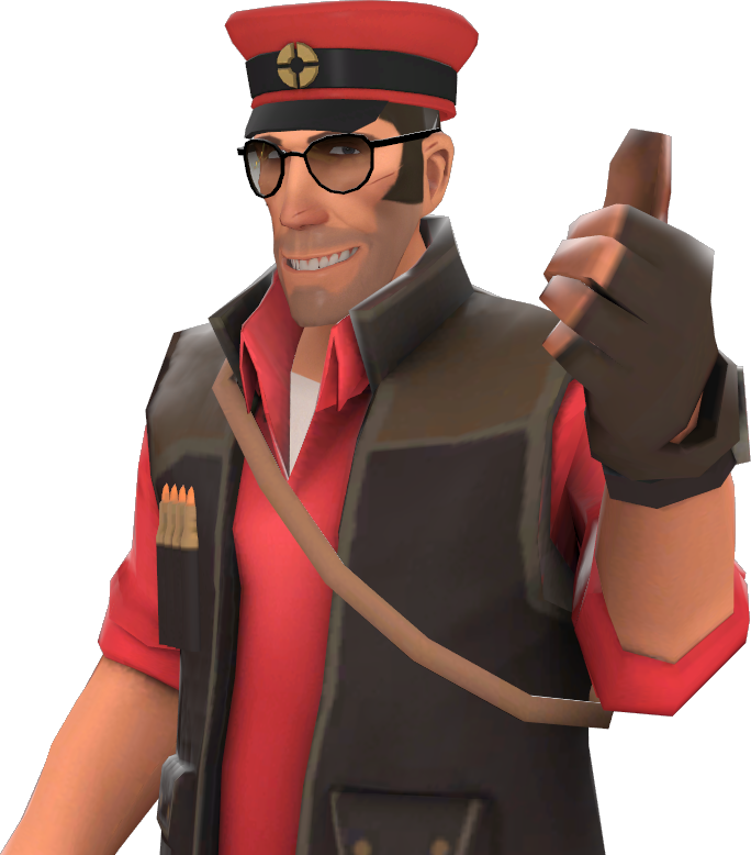 Snipers Right Thumb Tf2, HD Png Download PNG with transparent background