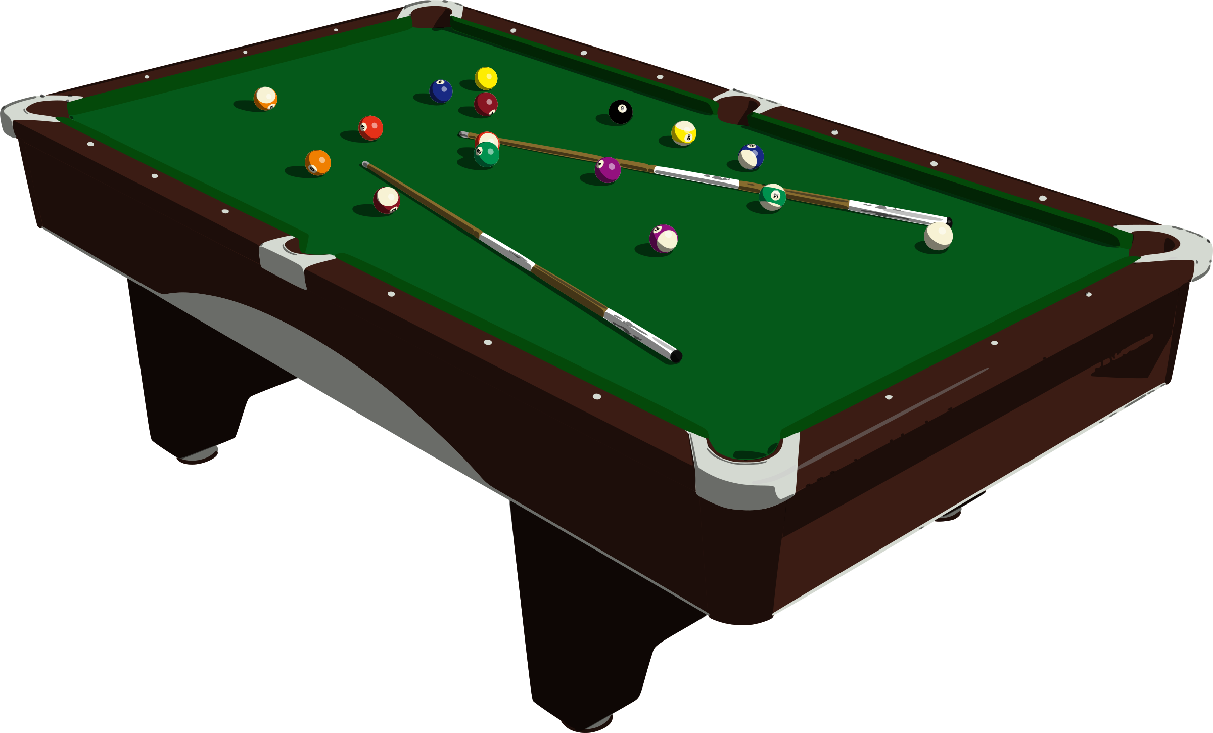 Pool Table Png Image - Snooker Png, Transparent Png PNG with transparent background