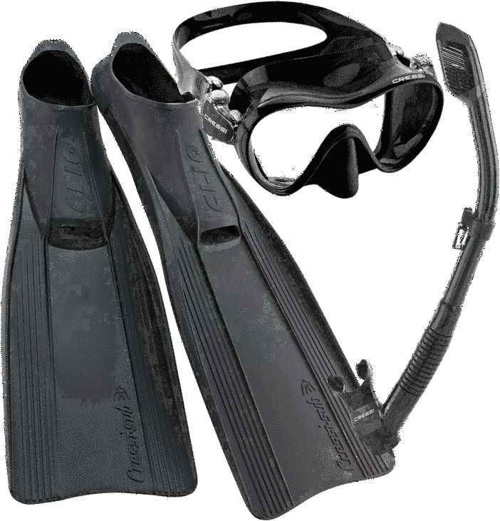 Professionals Diving Mask And Long Fins Set, HD Png Download PNG with transparent background