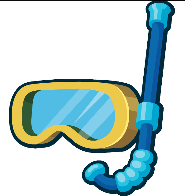 Snorkeling Gear Vector Illustration