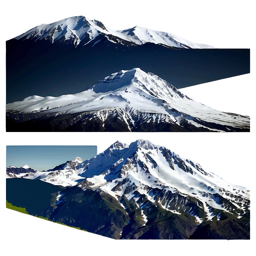 Snow-Capped Mountain PNG iwq82 PNG with transparent background