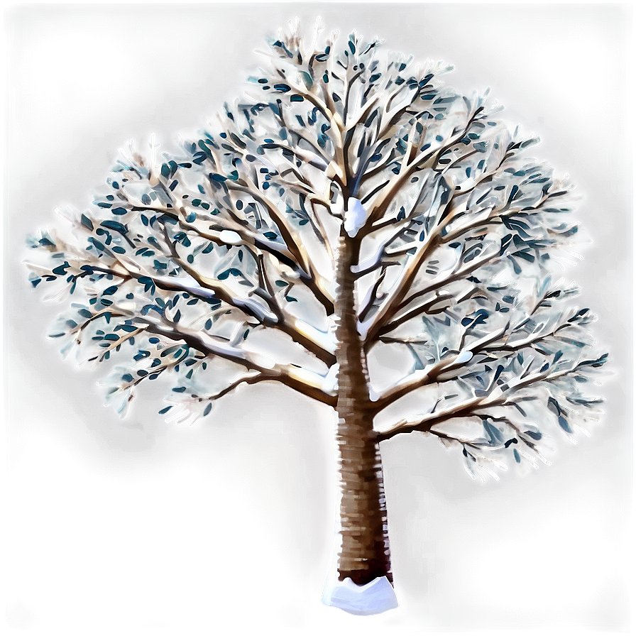 Snow Capped Tree Png Xpv