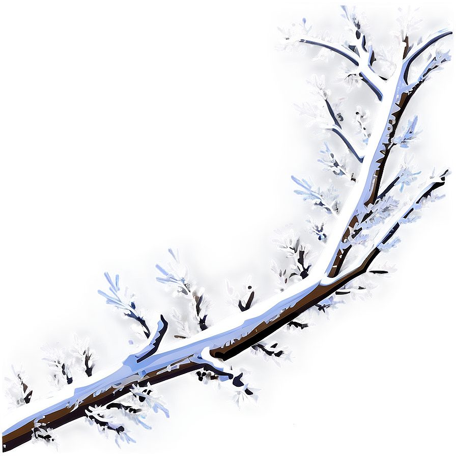 Snow Covered Tree Branch Png 52