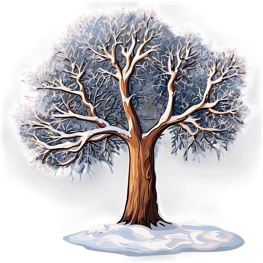 Snow Draped Tree Png 73