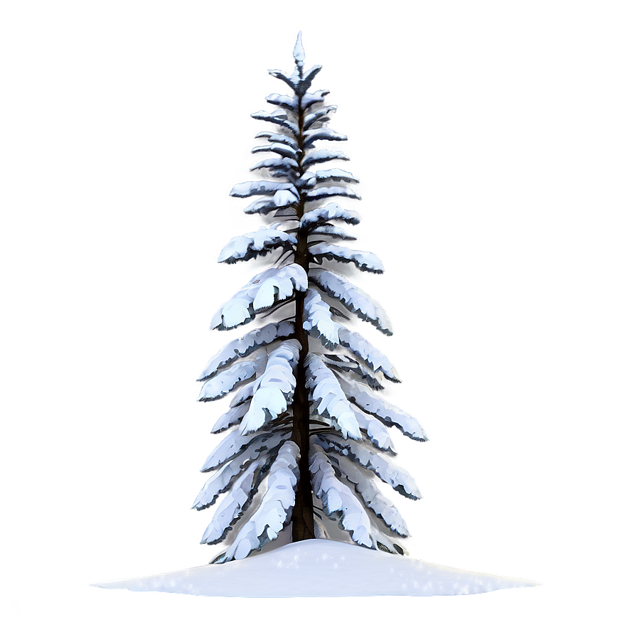 Snow Draped Winter Trees Png Gyv