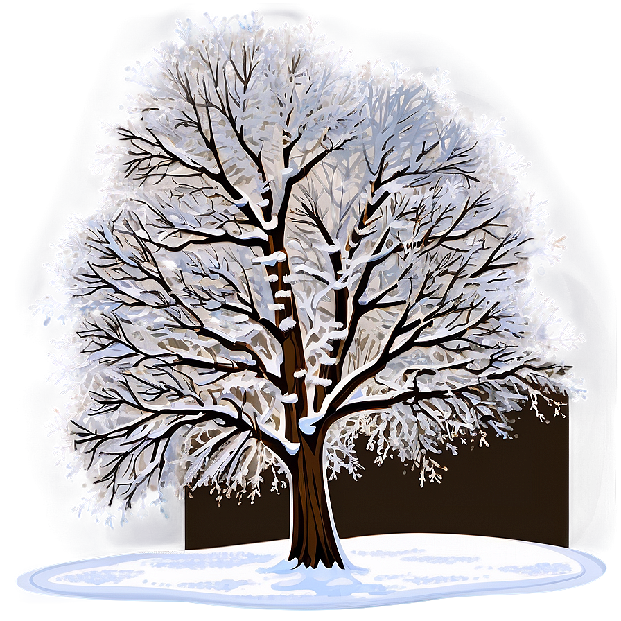 Snow Dusted Tree PNG ljl PNG image with a transparent background, free high-resolution download