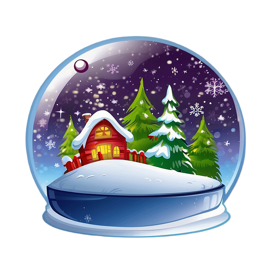 Snow Globe Scenery Png Tvh