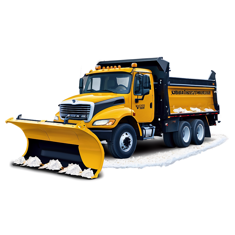 Snow Plow Truck Winter Png 60