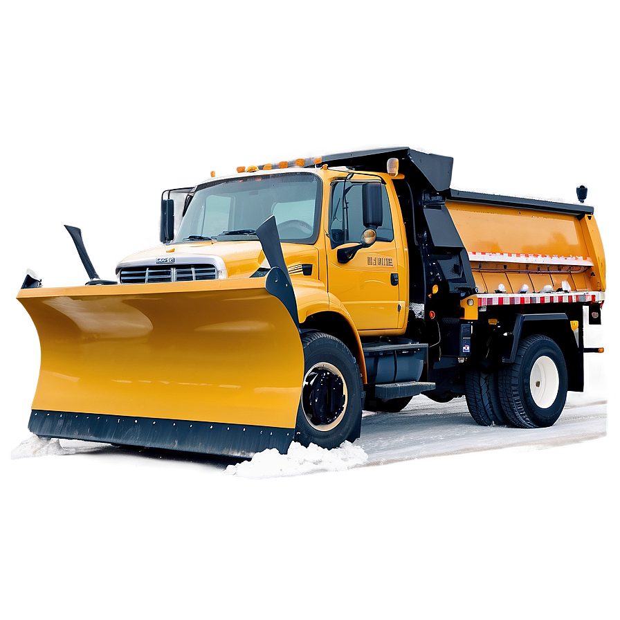 Snow Plow Truck Winter Png Ddq33