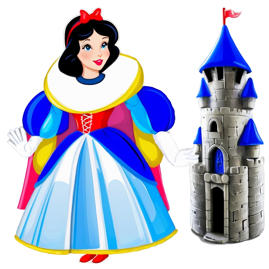 Snow White Fleeing The Castle Png 88