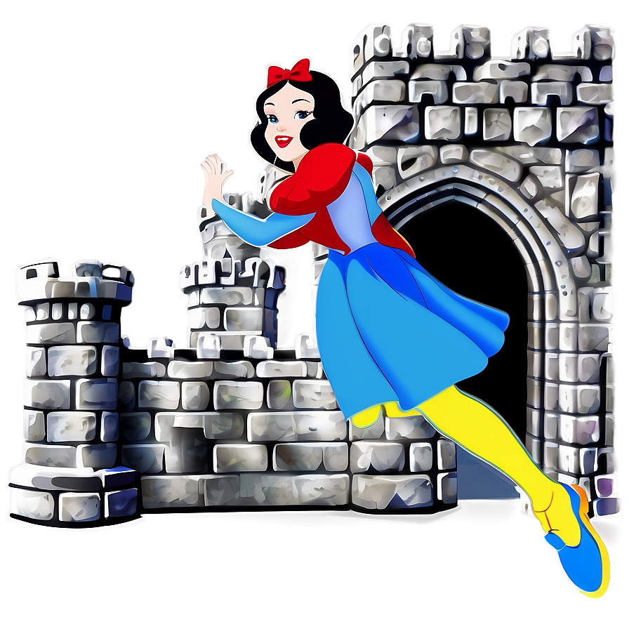 Snow White Fleeing The Castle Png Vwe