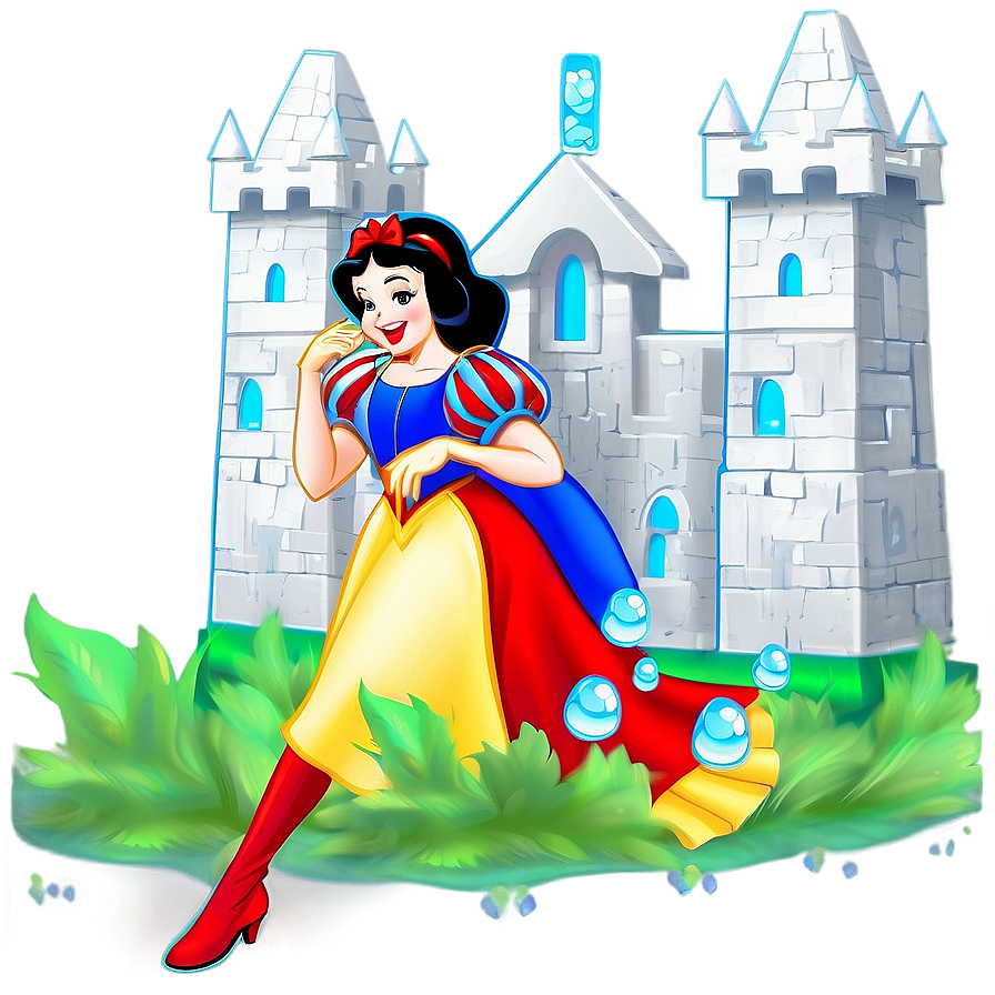 Snow White Fleeing The Castle Png Xwd34