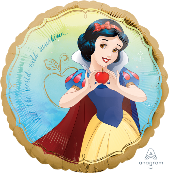 Snow White Holding Apple