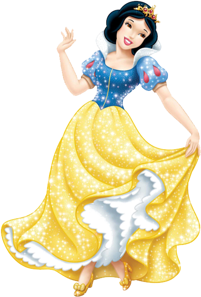 Snow White Waving Golden Dress