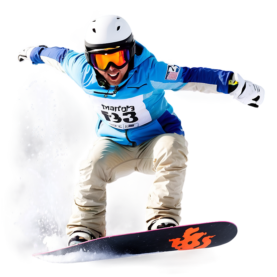 Snowboard Racing PNG wwo89 PNG with transparent background