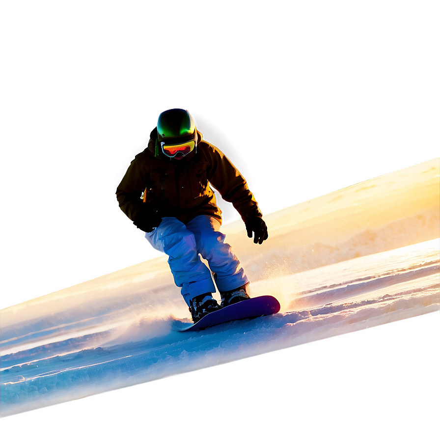 Snowboard Sunrise Png Xyw