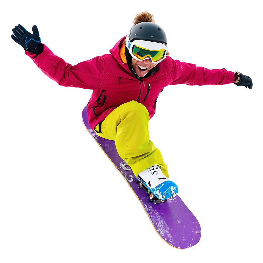 Snowboarder Extreme Jump Png Vou63