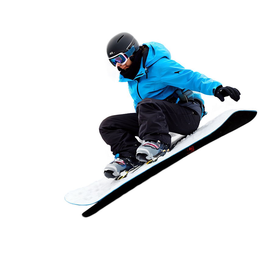 Snowboarder Jumping Mountain Png 83