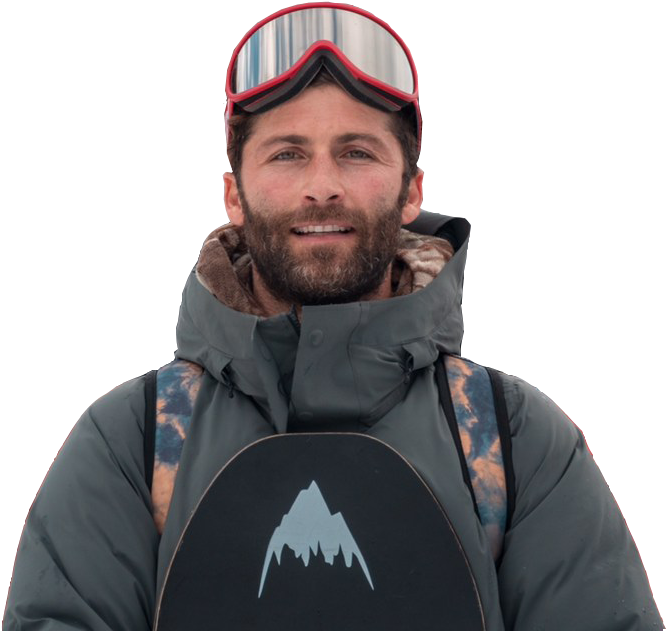 Snowboarder Portrait With Goggles PNG with transparent background