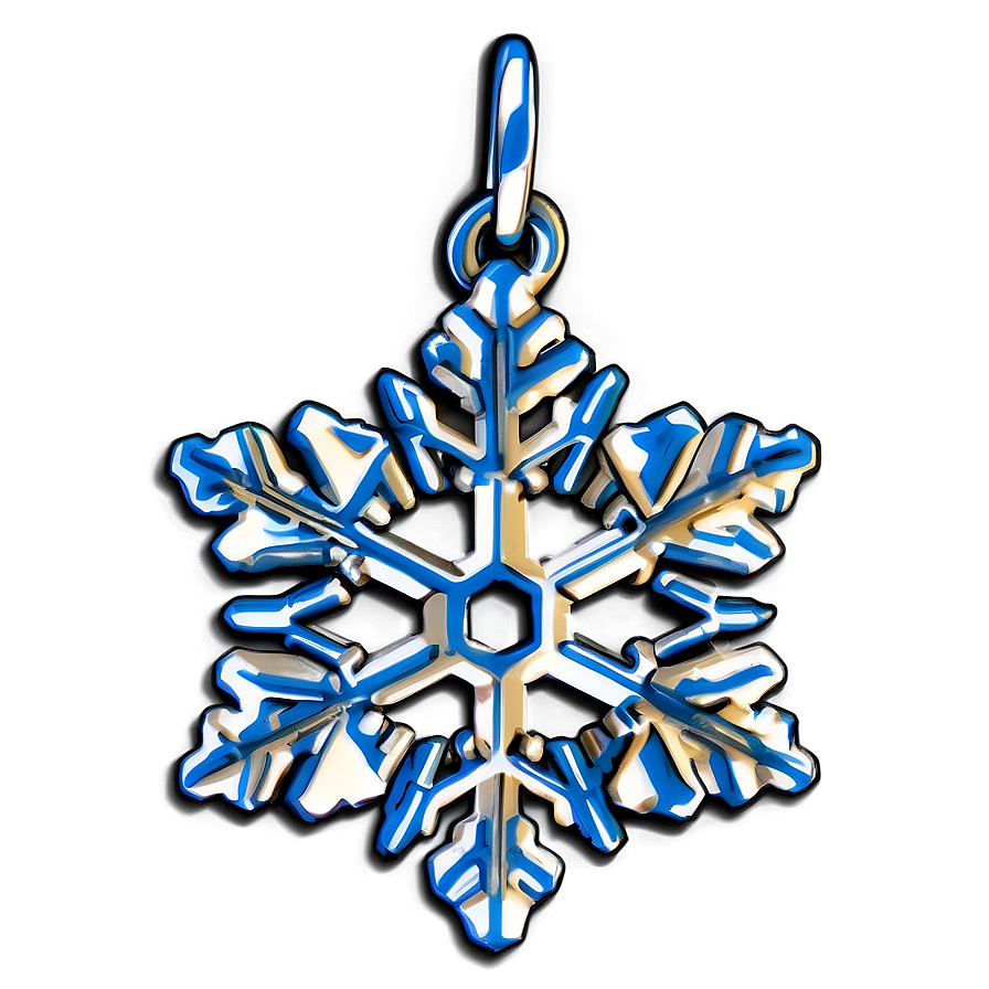 Snowflake Charm Graphic Png 05252024