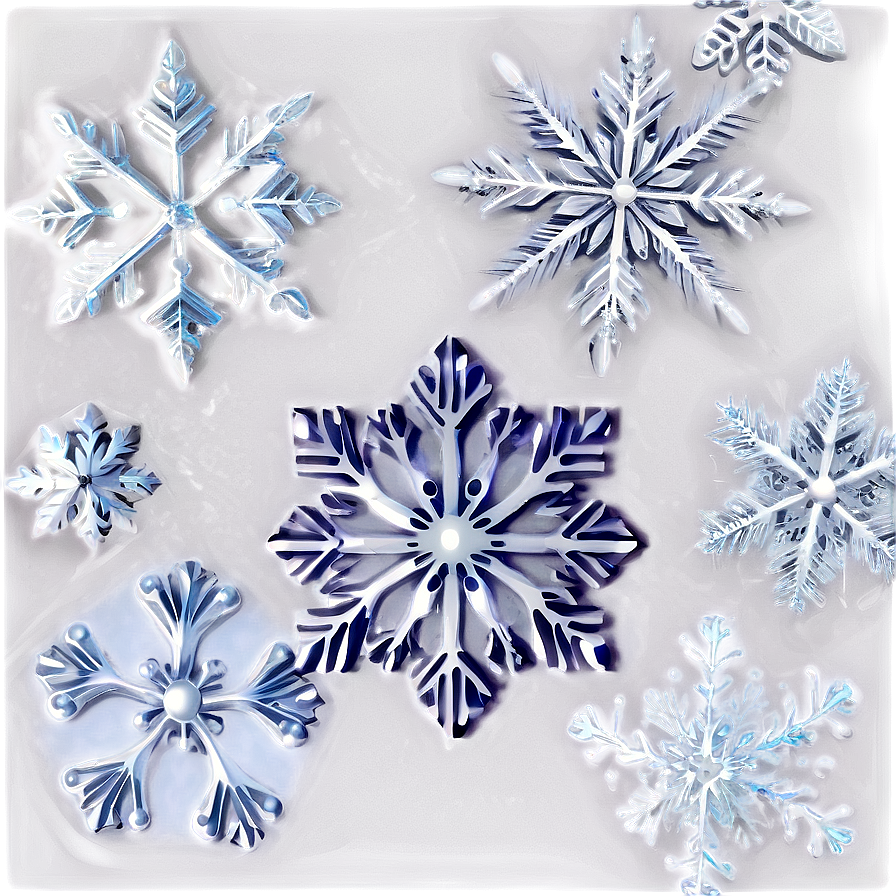 snowflake d PNG with transparent background