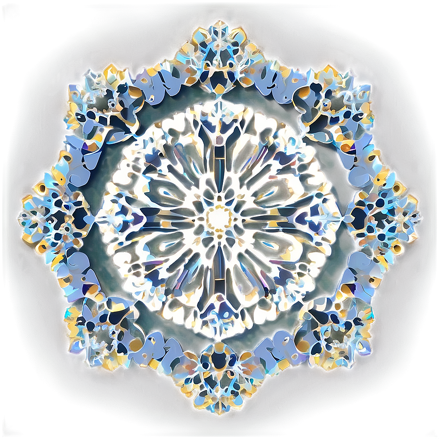 Snowflake Doily Pattern Png 06122024