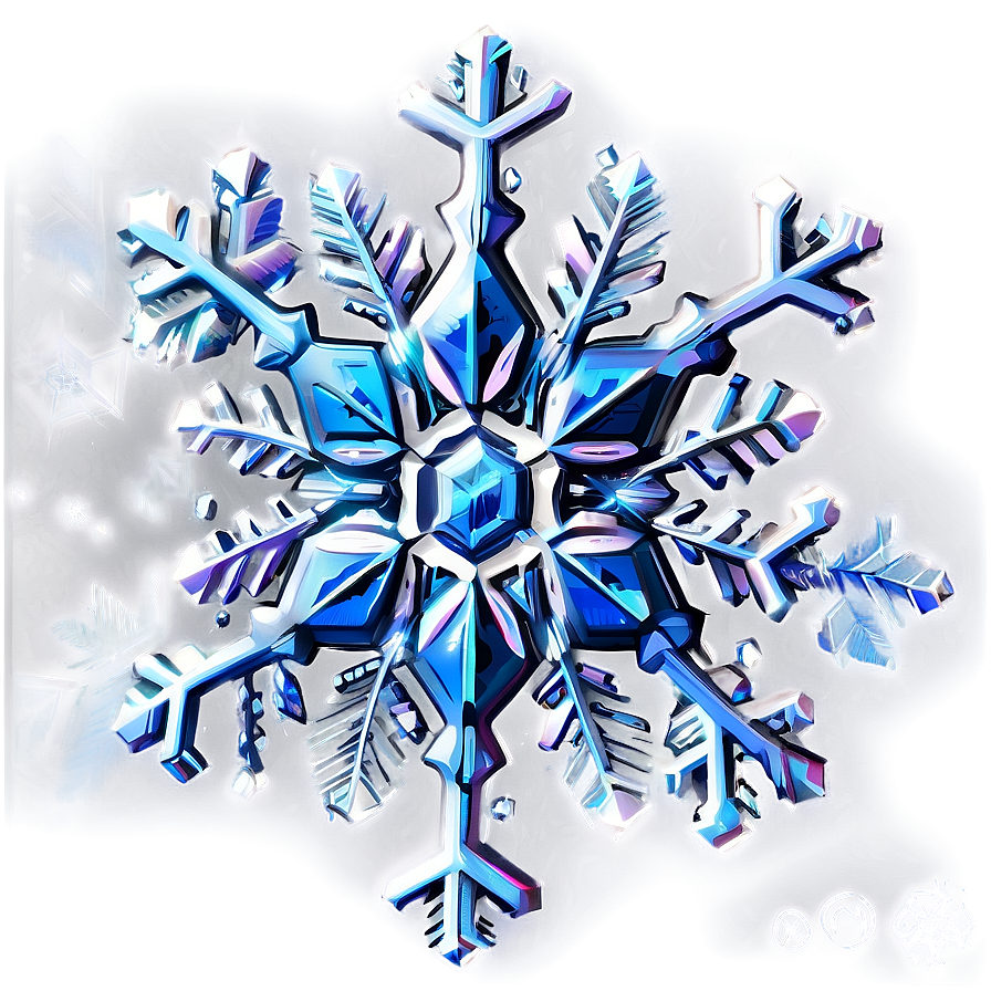 Snowflake Icy Splendor Png Qef89