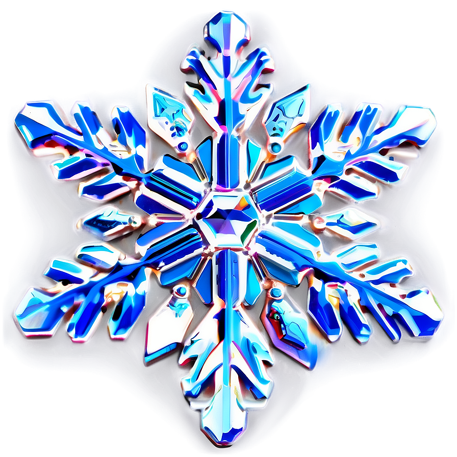 Snowflake In Ice Crystal Png Lpf