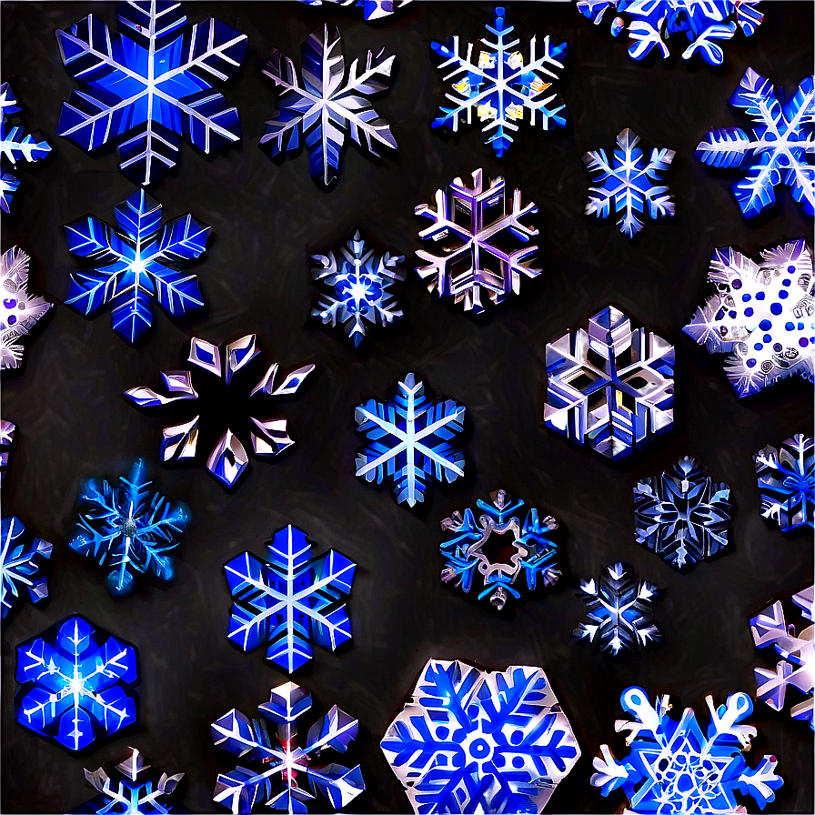 Snowflake Pattern Background PNG 05212024 PNG with transparent background