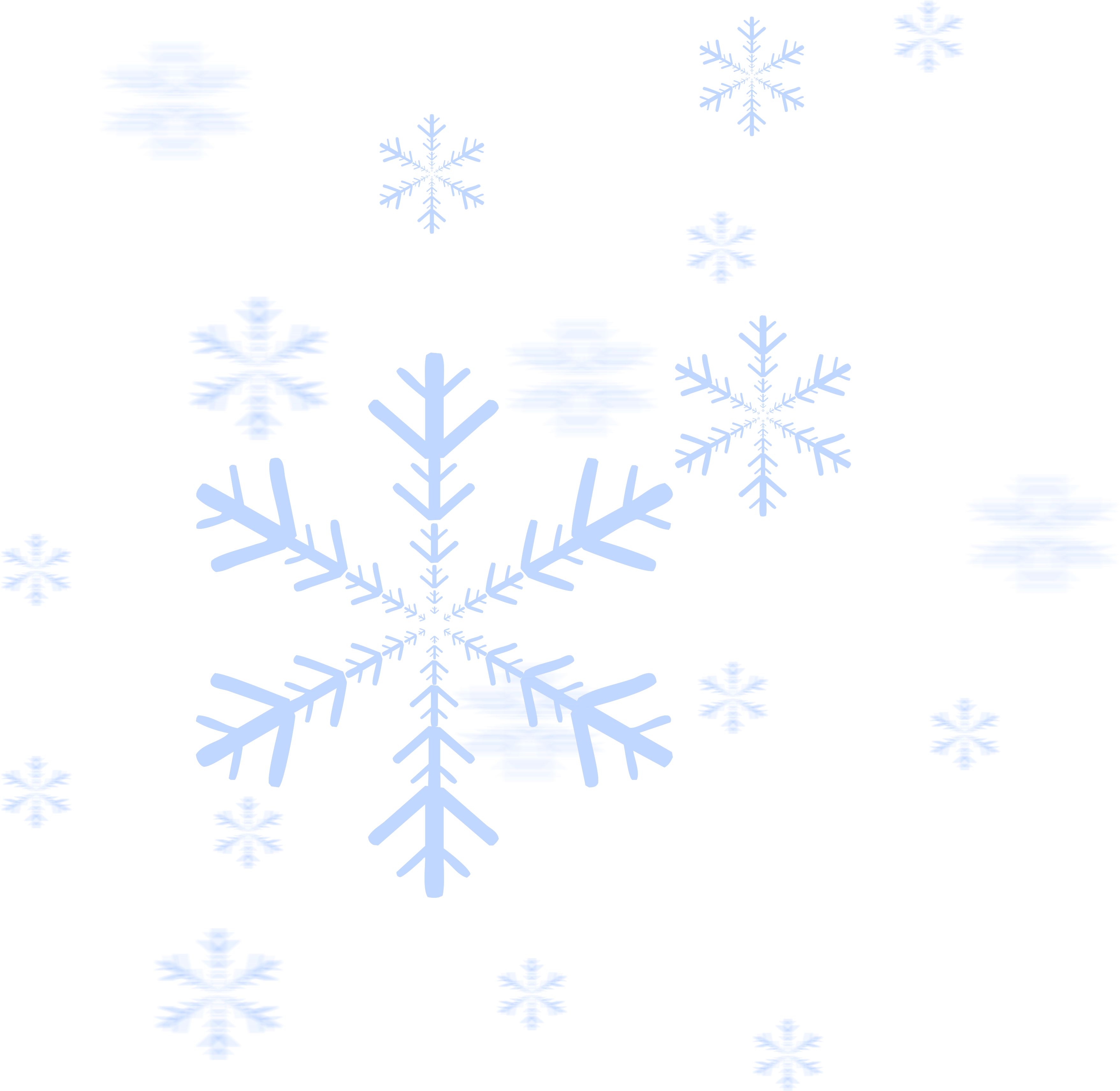 Snowflake Pattern Dark Background