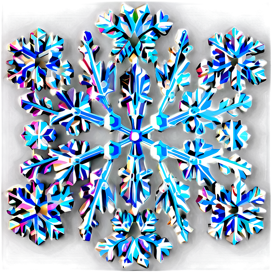 Snowflake Patterns Macro Png 7