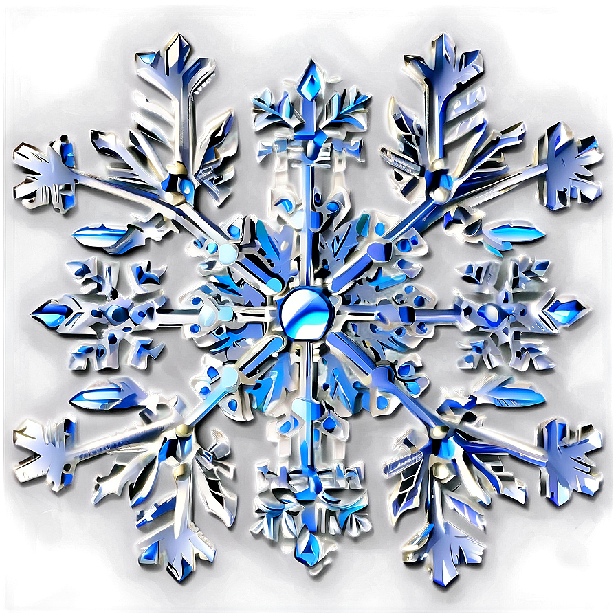 Snowflake Winter Elegance Png 78