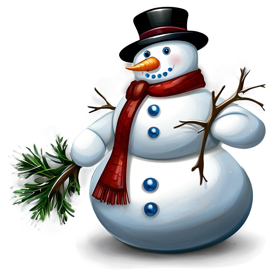 Snowman Cartoon Character Png 05212024