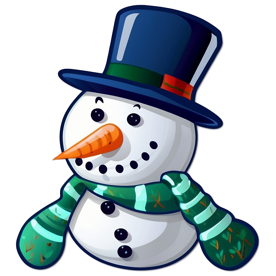 Snowman Face Clipart Png 1