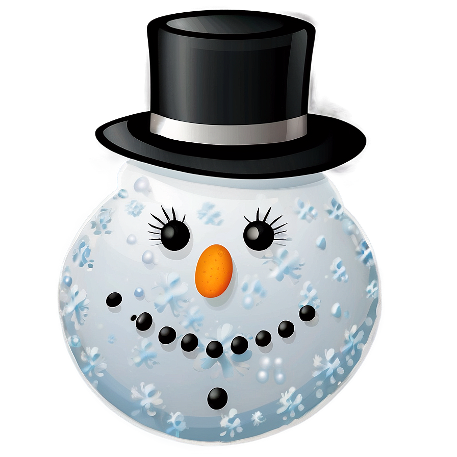 Snowman Face Clipart Png 40