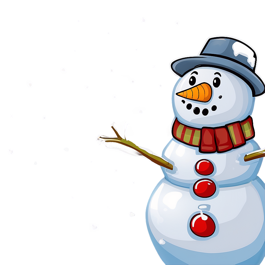 Snowman In A Snowstorm Png Tpq88